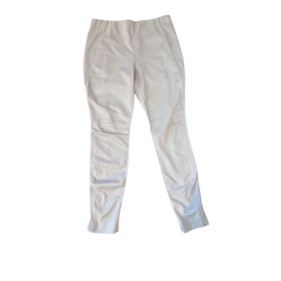 E3 by Etcetera Gray Suede Stretch Legging Pants Womens Size 8 - Picture 1 of 3